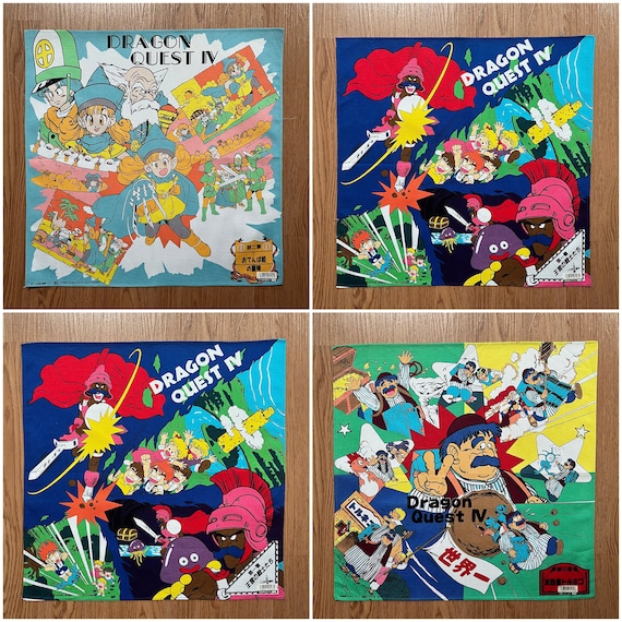 ヴィンテージ1990年代ドラゴンクエストハンカチ - Etsy 日本