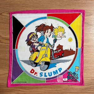 Vintage90s Dr.slump Arale / 2 Face  Handkerchief
