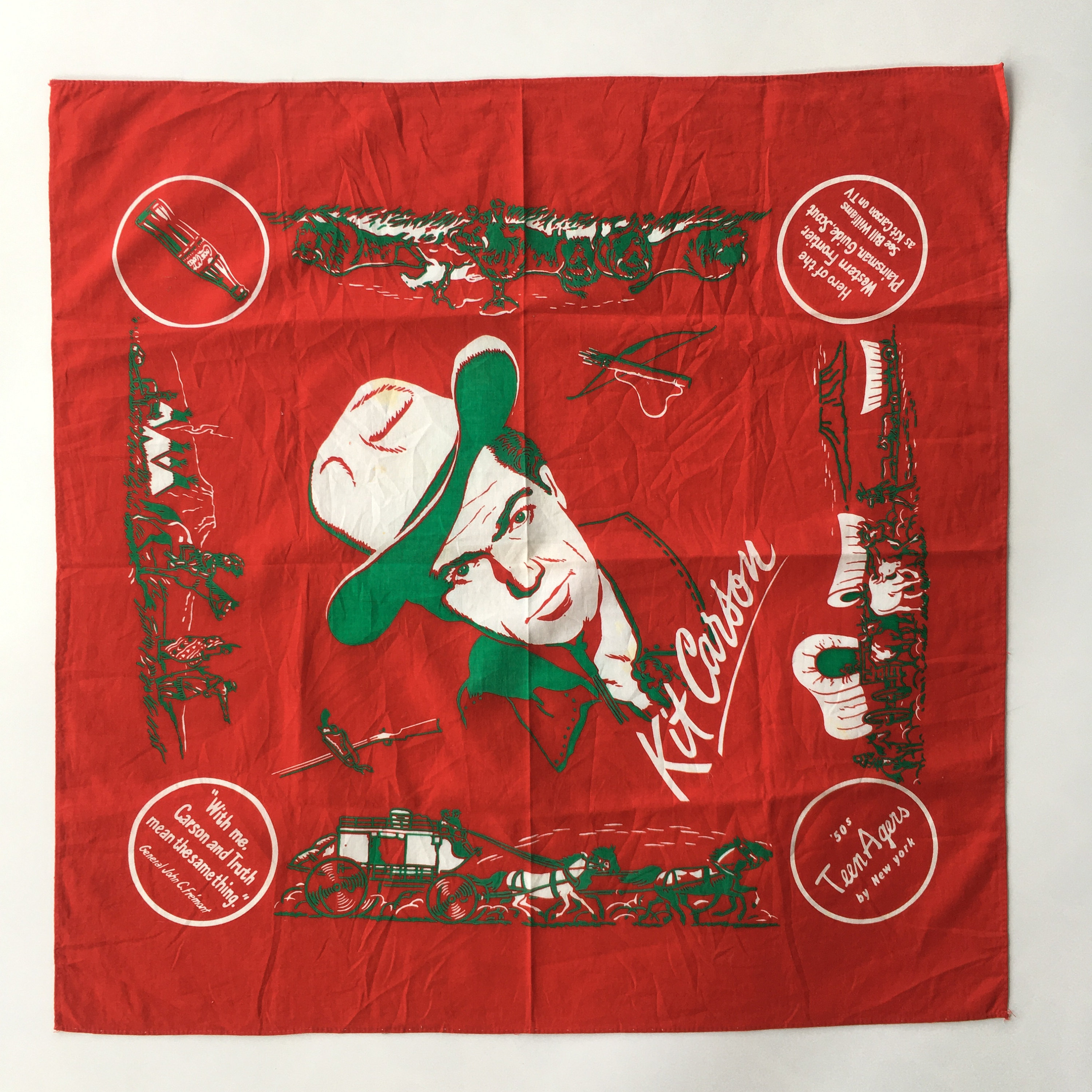 Vintage Coca Cola Handkerchief - Etsy