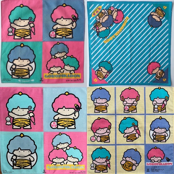 ヴィンテージ90年代 ゴロピカドン / サンリオ ハンカチ - Etsy 日本