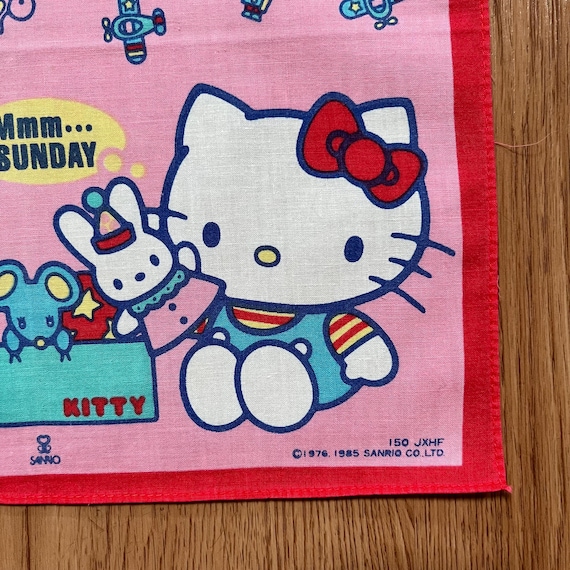 ヴィンテージ90年代ハローキティ/サンリオハンカチ - Etsy 日本