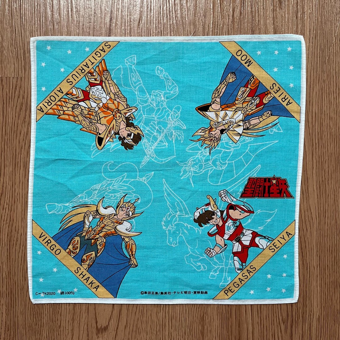 Vintage90s Saint Seiya Handkerchief - Etsy