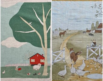 Vintage Farmhouse Art Handkerchief