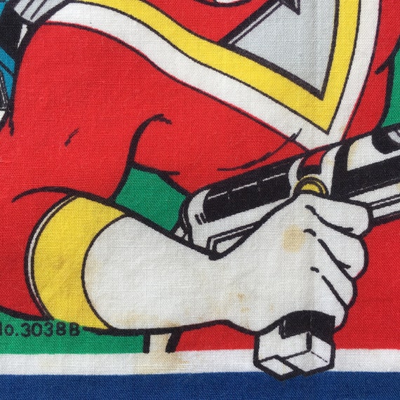 Vintage90s Chikyuu Sentai Fiveman / Super Sentai Handkerchief - Etsy