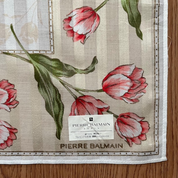 Vintage Pierre Balmain Handkerchief - Etsy
