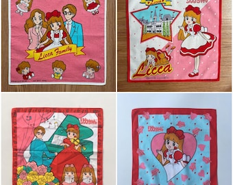 アニメキャラクターハンカチ まとめ売り 11枚 新品未使用 昭和レトロ ヴィンテージ リカちゃん / アニメ ハンカチ - Etsy 日本