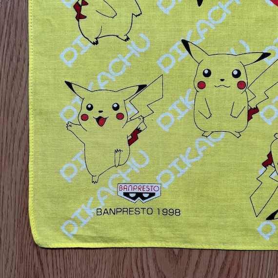 ヴィンテージ1998年製 ポケモン ピカチュウ ハンカチ - Etsy 日本