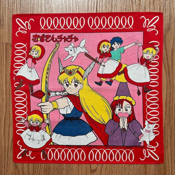 ヴィンテージ90年代赤ずきん茶茶 アニメハンカチ - Etsy 日本