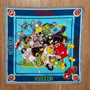 Vintage90s Ganbare Robocon Handkerchief
