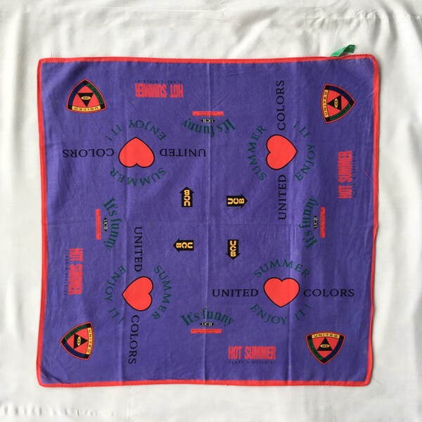 Vintage90s United Colors of Benetton Handkerchief