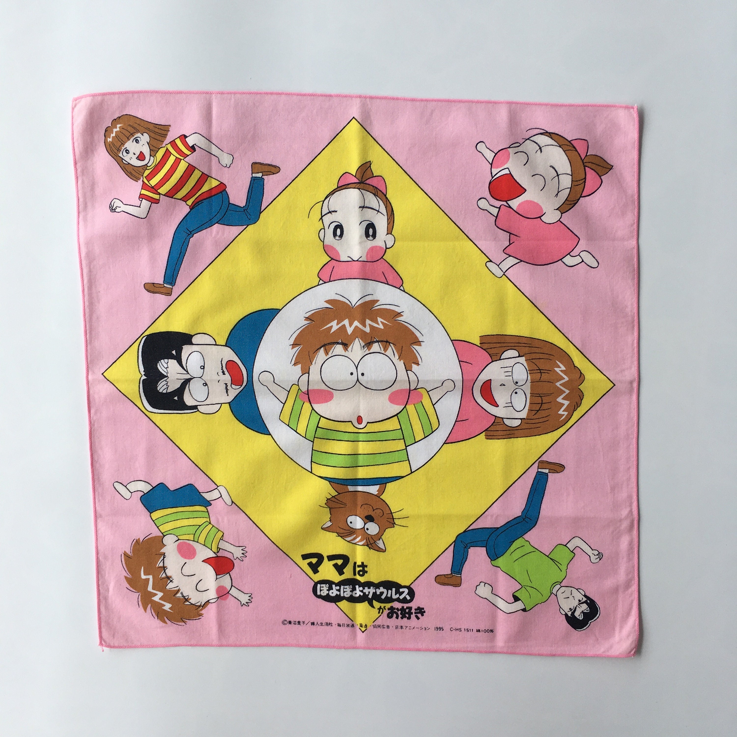 アニメキャラクター ハンカチ 90年代のヴィンテージ漫画/アニメハンカチ - Etsy 日本