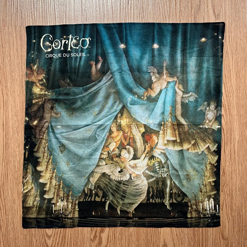 T-shirt Cirque Du Soleil Corteo Spirit - Taille 2XL Bleu - Occasion Très Bon état - Homme