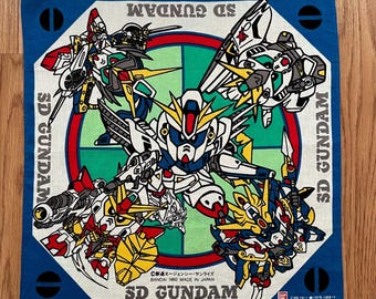 Vintage1992s SD Gundam Handkerchief