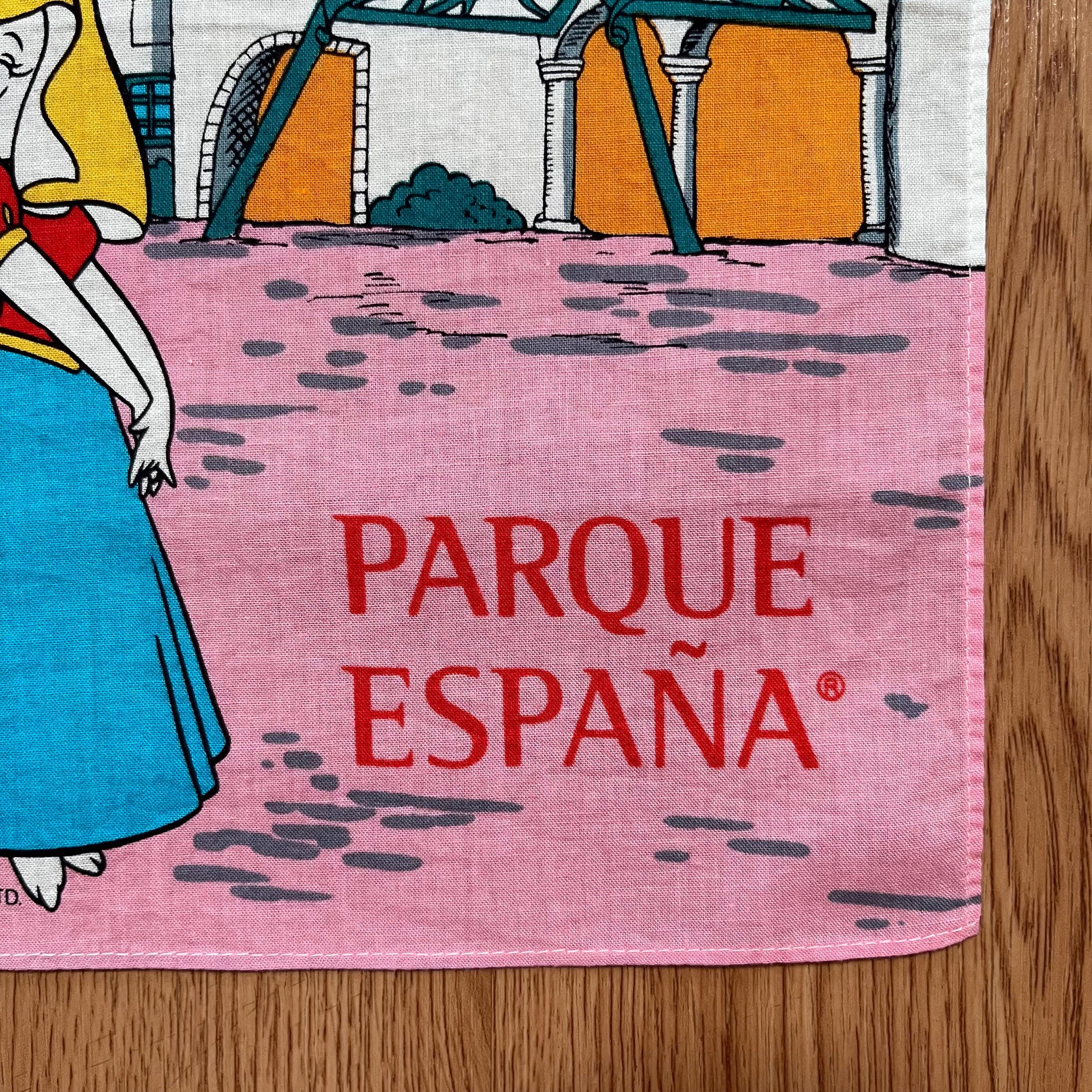 PARQUE ESPAÑA タオル Vintage90s Parque Espana / Shima Spain Village Handkerchief - Etsy