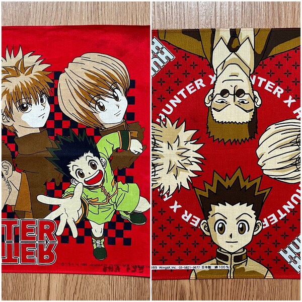 Vintage1999s Hunter x Hunter Handkerchief