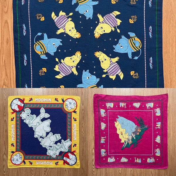 Vintage1990s Moomin Handkerchief