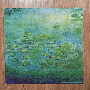 Vintage Claude Monet / Water lilies / Art Handkerchief