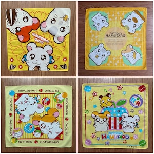 Vintage Hamtaro hamster  Handkerchief