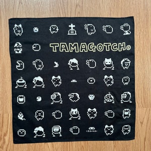 Vintage Tamagotch / Game Handkerchief