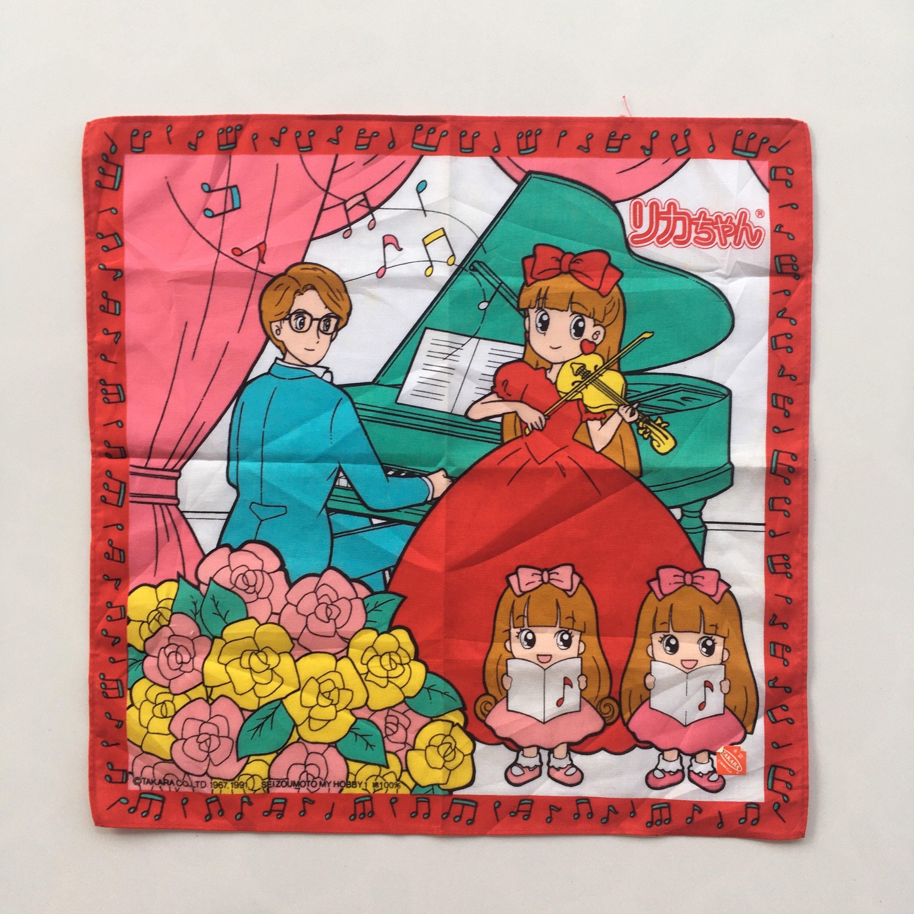 ヴィンテージ リカちゃん / アニメ ハンカチ - Etsy 日本
