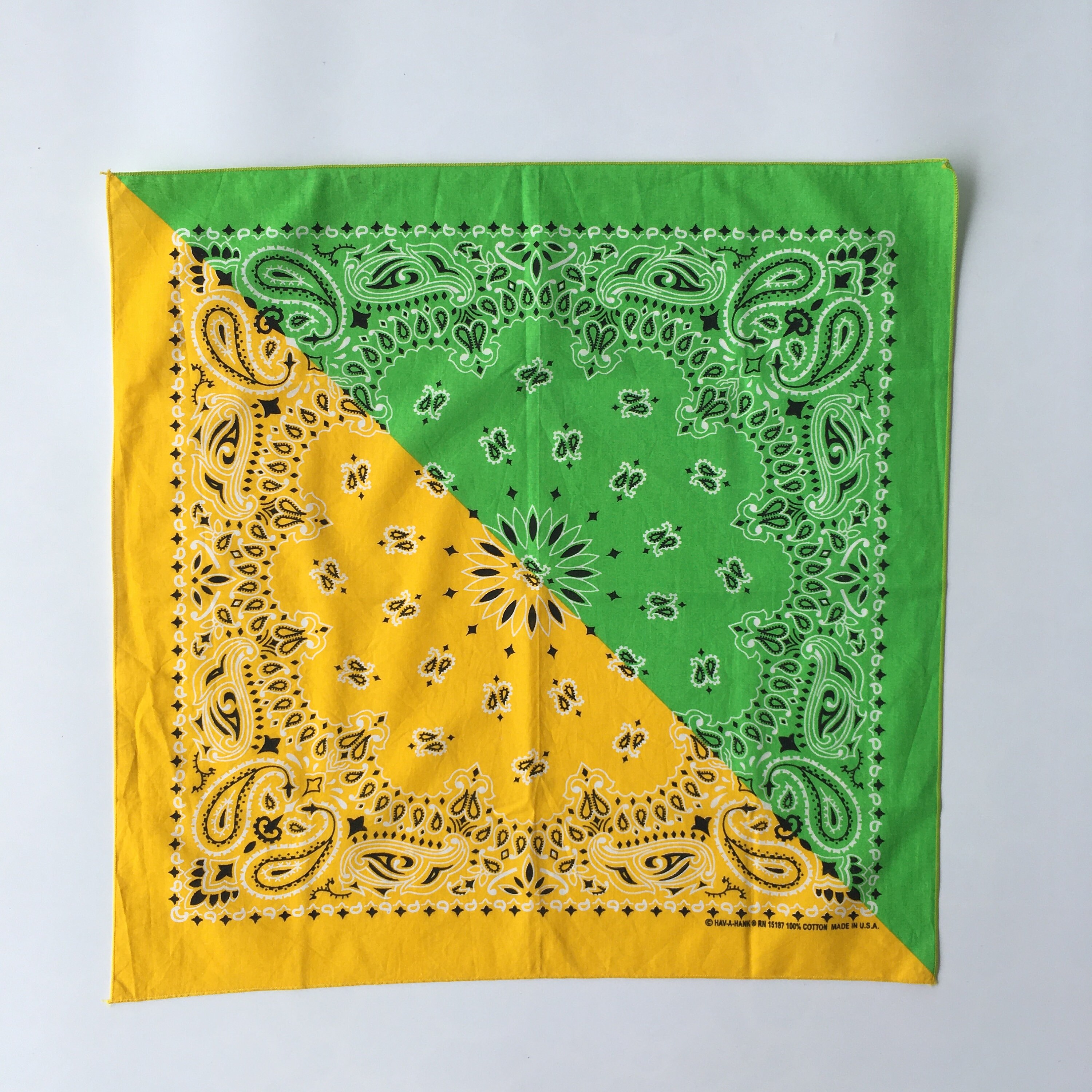 SUBU× HAV-A-HANK HAV-A-HANK Genuine MADE IN USA Bandanna Handkerchief 22 in
