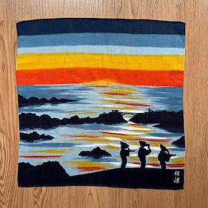 Vintage Japanese / Art Handkerchief