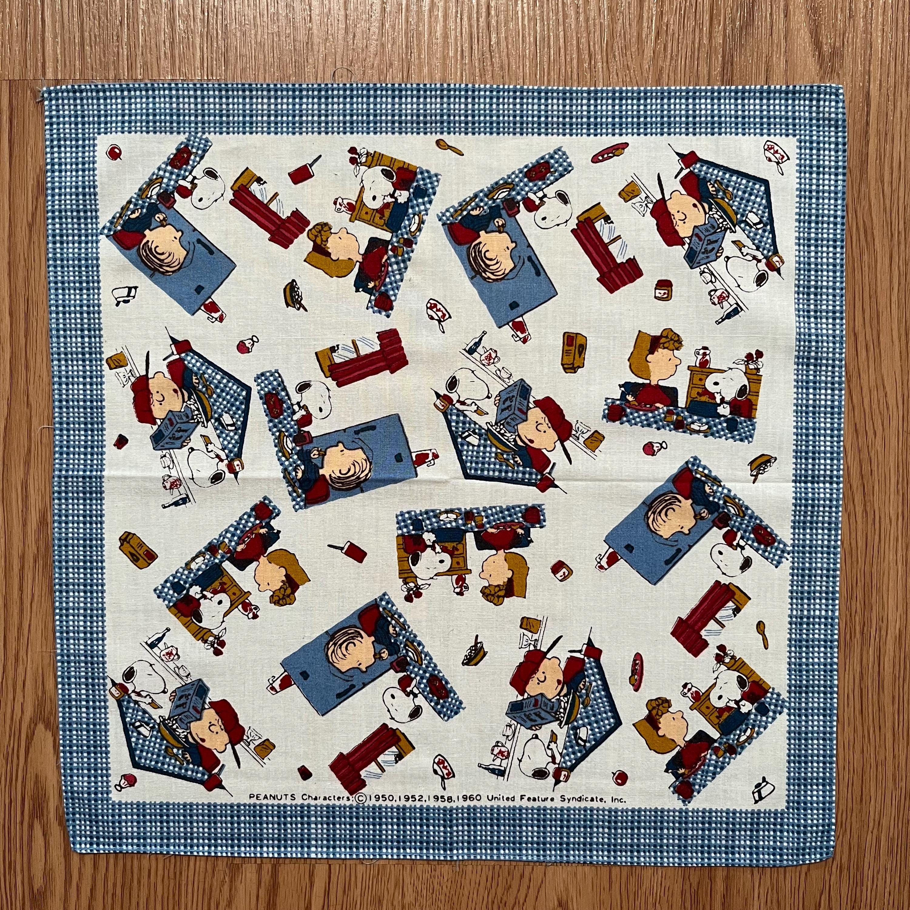 PEANUTS　スヌーピー　ハンカチ　まとめ売り　レトロ 90年代ヴィンテージのスヌーピーと仲間たちのハンカチ - Etsy 日本
