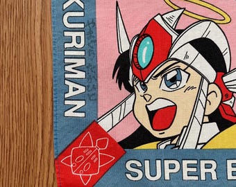 ヴィンテージ スーパービックリマン / アニメ ハンカチ - Etsy 日本