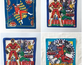 【激レア】超獣戦隊　ライブマン　ハンカチ ヴィンテージ90年代 ライブマン / スーパー戦隊 ハンカチ - Etsy 日本