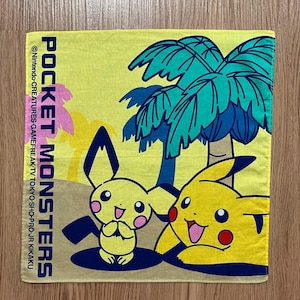 Vintage90s Pokemon Pikachu Handkerchief