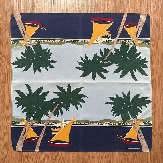 Polo Ralph Lauren ハンカチ 【新品未使用】90sヴィンテージ ヴィンテージ ポロ ラルフローレン ハンカチ - Etsy 日本