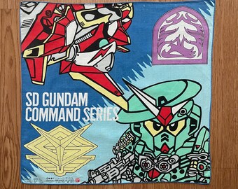 Vintage90s SD Gundam Comand series Handkerchief