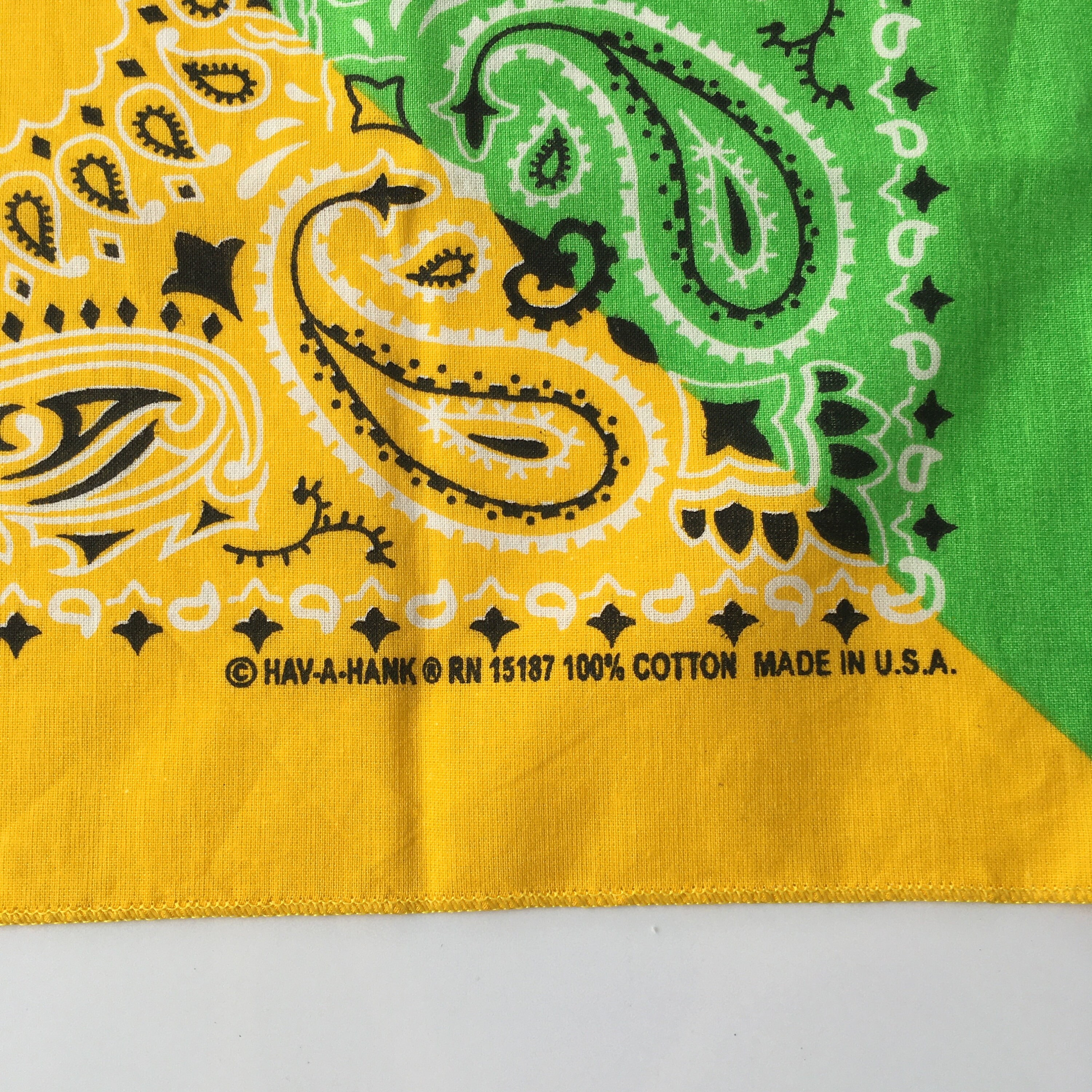 SUBU× HAV-A-HANK HAV-A-HANK Genuine MADE IN USA Bandanna Handkerchief 22 in