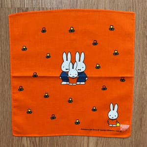 Vintage90s Miffy rabbit Handkerchief