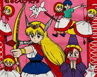 Vintage90s Akazukin Chacha Cartoon / Anime Handkerchief - Etsy
