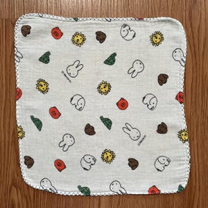 Vintage90s Miffy rabbit Handkerchief