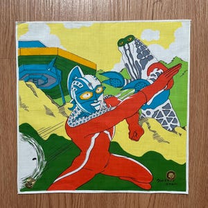 Vintage Ultraman Handkerchief
