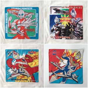 Vintage Ultraman Handkerchief