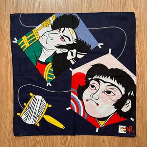Vintage Japanese / Art  Handkerchief
