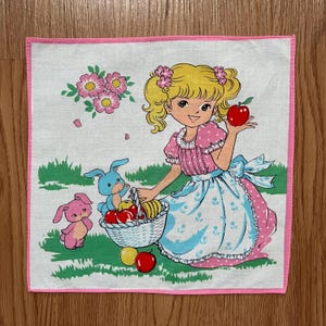 Vintage90s Cartoon / Anime Handkerchief