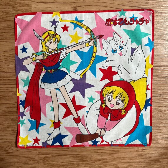 Vintage90s Akazukin Chacha Cartoon / Anime Handkerchief - Etsy UK Vintage90s Akazukin Chacha Cartoon / Anime Handkerchief - Etsy UK