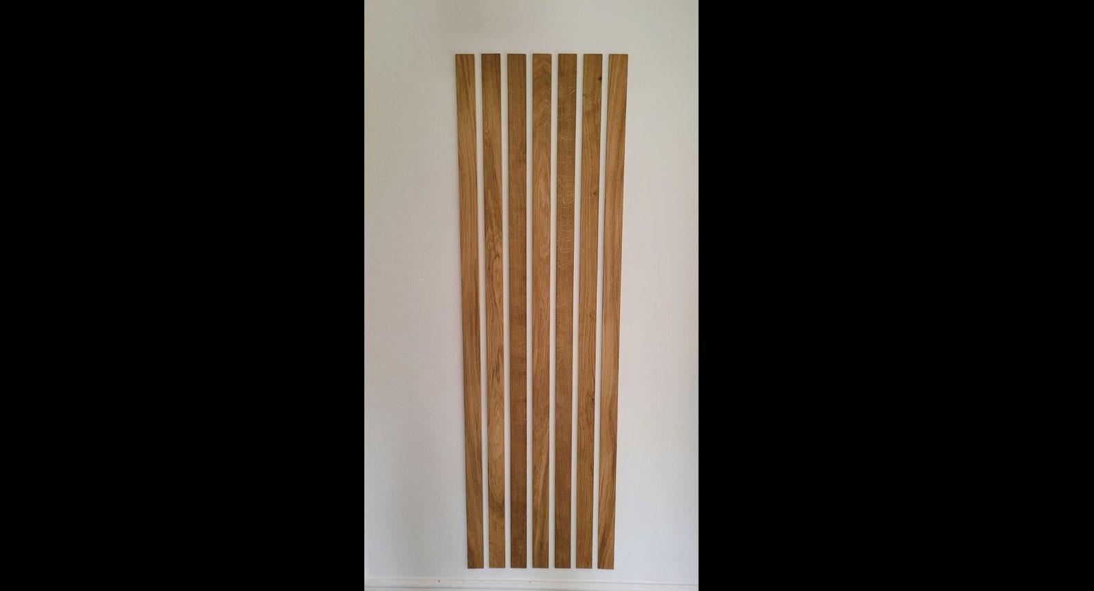 Solid Oak Wall Slats 1m Long / Prime Oak / Room Divider / Home Etsy UK