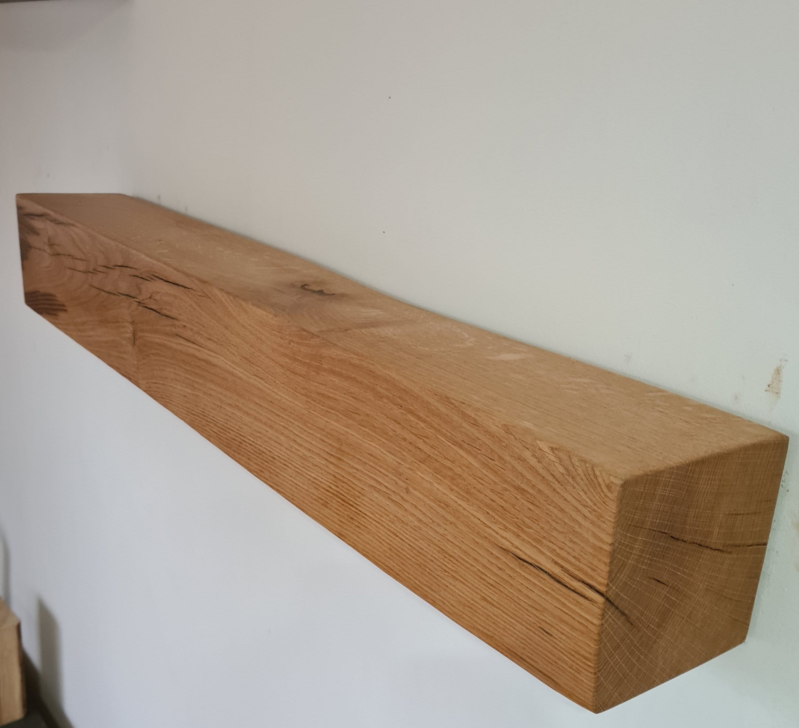 Oak Mantel Beam/ Rustic / Solid Oak Farmhouse Style Mantel Etsy UK