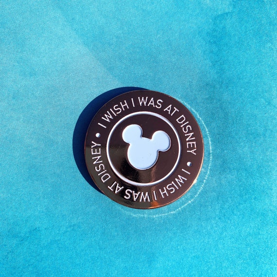 Rose Gold Enamel Disney Magnet