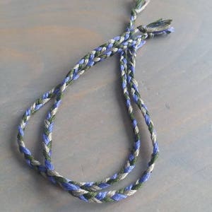 Umbilical cotton cord tie clamp, home birth freebirth supplies, natural cloth tie for newborn 画像 3