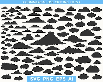 Cloud svg Clouds svg Cloud clipart Cloud vector Cloud silhouette Cloud cricut Clouds clipart Clouds png Clouds vector