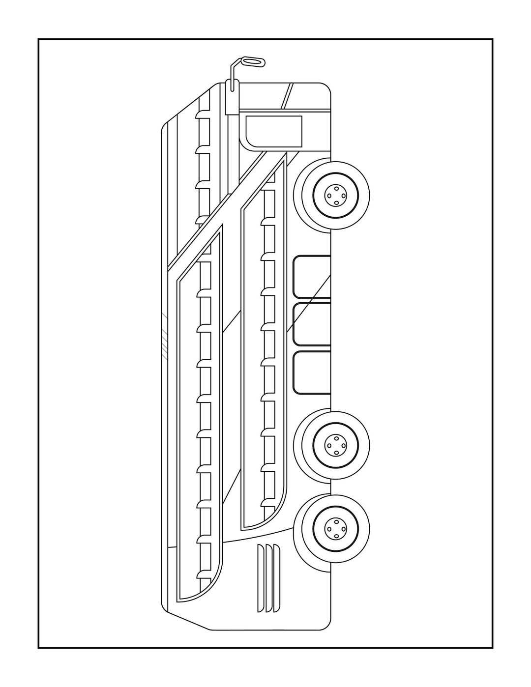 Vehicle Coloring Pages Cars and Trucks Coloring Pages Kids Etsy UK