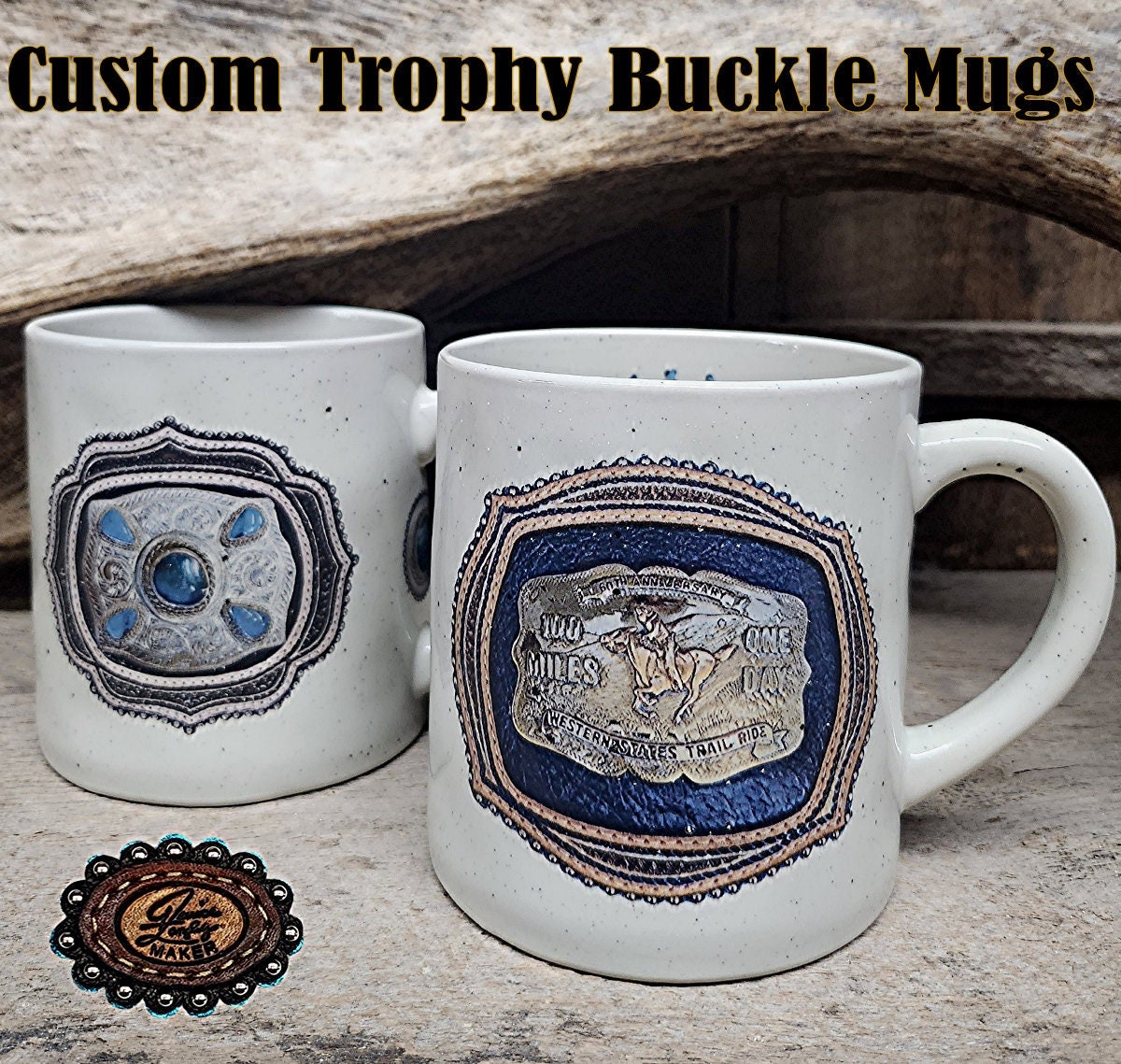 Custom Trophy Buckle Mugs -  Canada