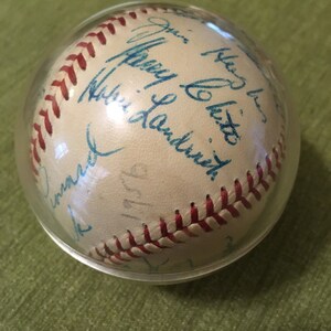 Chicago Cubs Signed Ball 1956 image 3