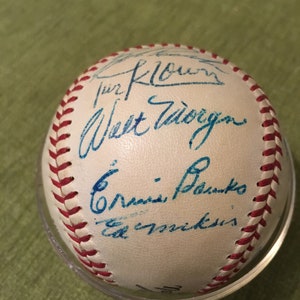 Chicago Cubs Signed Ball 1956 image 1